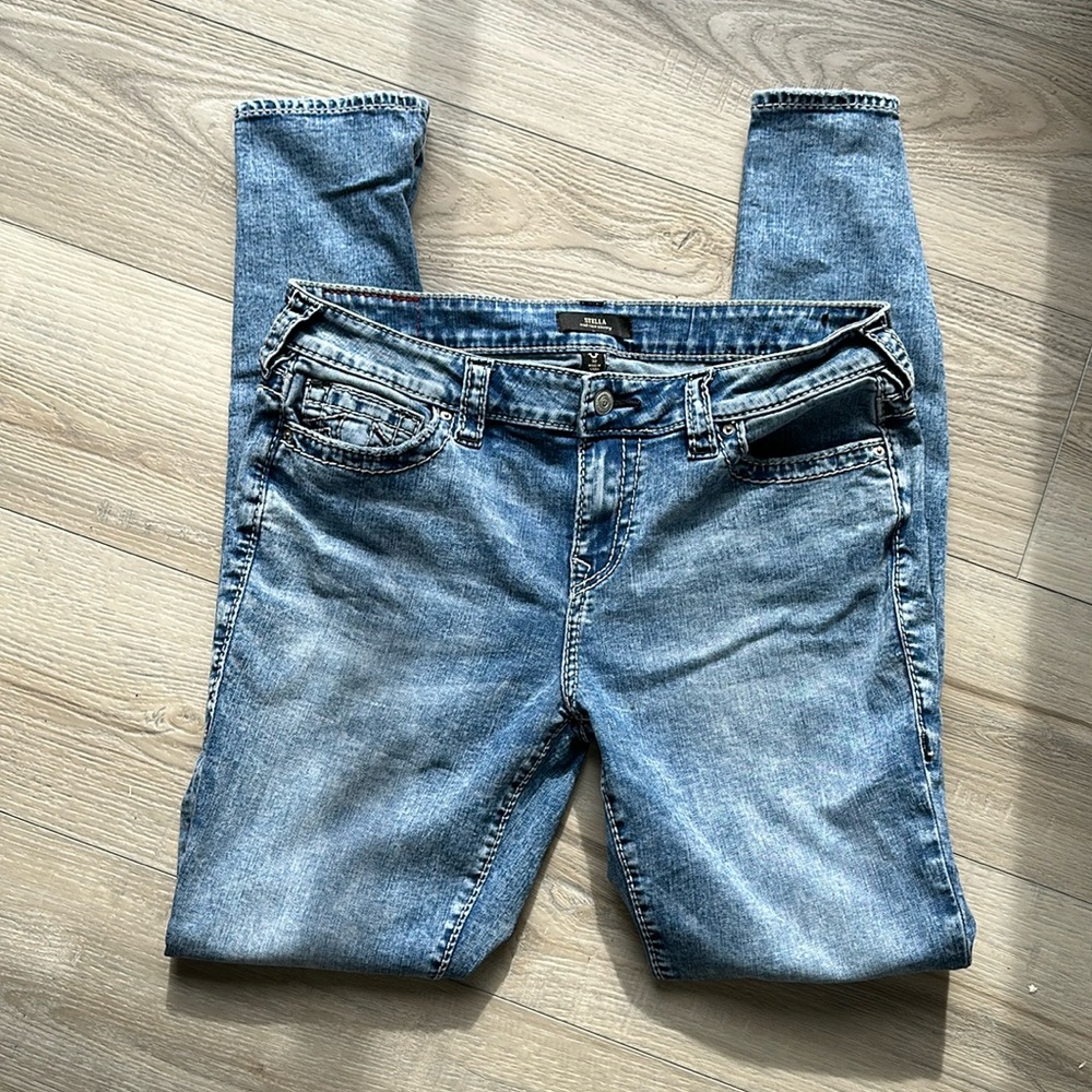 True Religion, Stella Mid Rise Skinny Jean, size 32